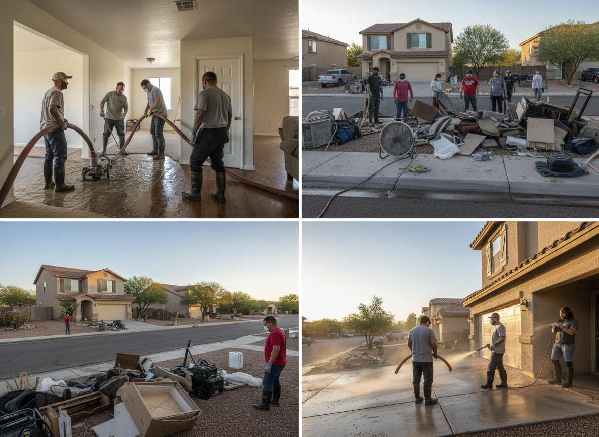 Monsoon Flood Cleanup Steps for Avondale Homes