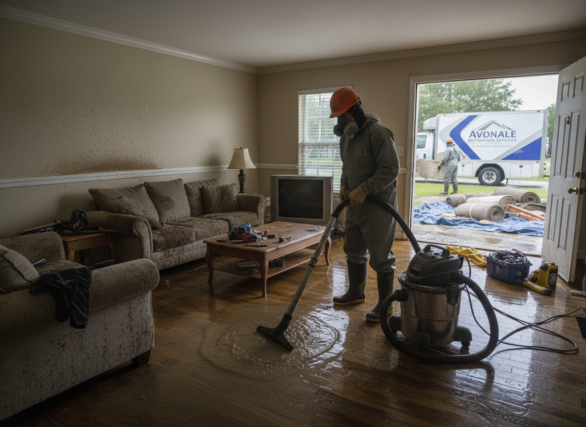 Flood Damage Cleanup in Avondale